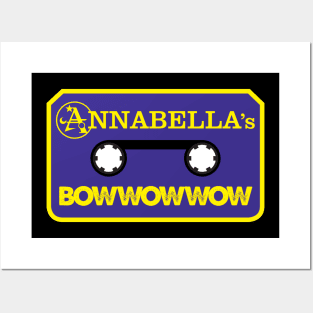 Annabella's Bow Wow Wow Cassette Logo OFFICIAL MERCH Posters and Art